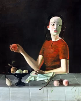 Geneviève with the apple by André Derain