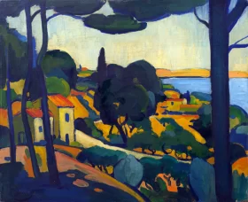 Landscape near Cassis by André Derain Landscape near Cassis by André Derain