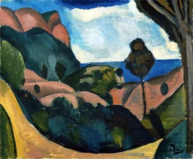 Landscape near Cassis by André Derain Landscape near Cassis by André Derain