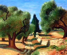 Road Among the Olive Tree by André Derain Road Among the Olive Tree by André Derain