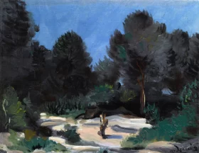 Chemin animé en Provence by André Derain Chemin animé en Provence by André Derain