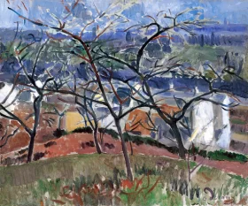 Landscape around Chatou by André Derain Landscape around Chatou by André Derain
