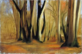 La forêt de Fontainebleau by André Derain La forêt de Fontainebleau by André Derain