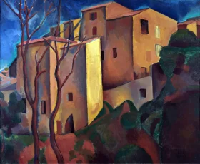 The Old Quarter in Cagnes by André Derain The Old Quarter in Cagnes by André Derain