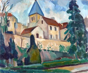 L’Église de Carrières-sur-Seine by André Derain L’Église de Carrières-sur-Seine by André Derain