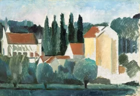 La chapelle-sous-Crécy by André Derain La chapelle-sous-Crécy by André Derain