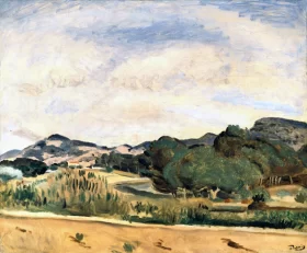 Vue de la Madrague by André Derain Vue de la Madrague by André Derain