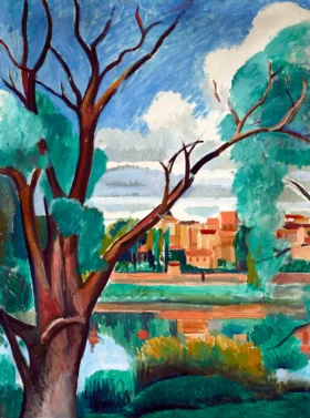 Bords de Seine à Carrières-sur-Seine by André Derain