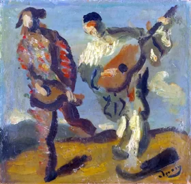 Arlequin et Pierrot by André Derain Arlequin et Pierrot by André Derain