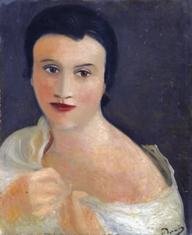 Portrait de Femme Décolletée by André Derain