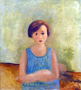 Little Girl in Blue by André Derain Little Girl in Blue by André Derain