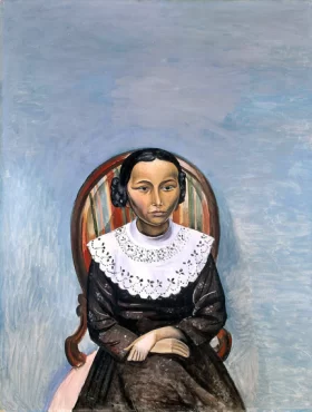 Portrait of a Girl in Black by André Derain Portrait of a Girl in Black by André Derain