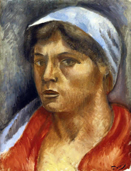 Portrait d’Italienne by André Derain, oil painting reproduction on canvas Portrait d'Italienne by André Derain