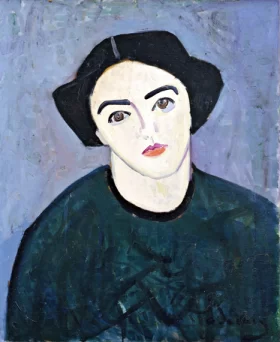 Madame Derain in Green by André Derain