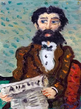 L'Homme au Journal by André Derain L'Homme au Journal by André Derain
