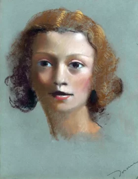 Portrait de Jeune Fille by André Derain Portrait de Jeune Fille by André Derain