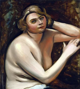 Buste de femme nue accoudée by André Derain Buste de femme nue accoudée by André Derain