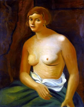 Nu à la draperie verte by André Derain Nu à la draperie verte by André Derain