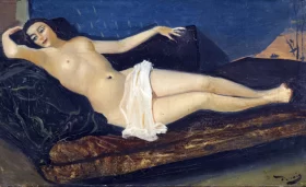 Nu Allongé Sur Un Divan by André Derain Nu Allongé Sur Un Divan by André Derain