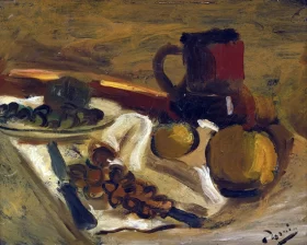 Raisins, Pichet et Nappe, by André Derain Raisins, Pichet et Nappe, by André Derain