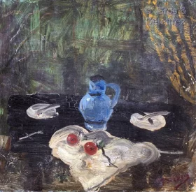 Still life with blue pitcher by André Derain Still life with blue pitcher by André Derain