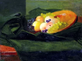 Nature morte aux fruits sur velours vert by André Derain Nature morte aux fruits sur velours vert by André Derain