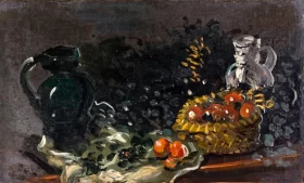 Nature morte au panier de cerises by André Derain Nature morte au panier de cerises by André Derain