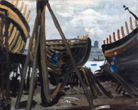 Guilvinec Bateaux by André Derain Guilvinec Bateaux by André Derain