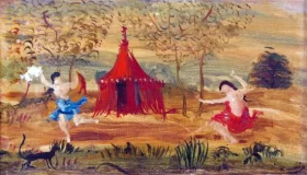 Danseuses dans un paysage by André Derain Danseuses dans un paysage by André Derain