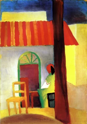 Turkish Cafe I by August Macke Turkish Cafe I by August Macke