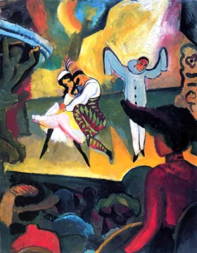 Russian Ballet I by August Macke Russian Ballet I by August Macke