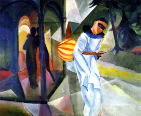 Pierrot by August Macke