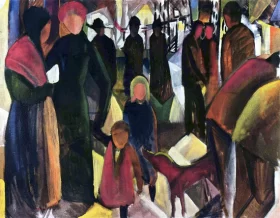 Farewell by August Macke