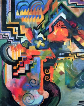 Color Composition by August Macke