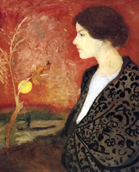 Elisabeth Gerhardt From The Gedaechtnis by August Macke Elisabeth Gerhardt From The Gedaechtnis by August Macke
