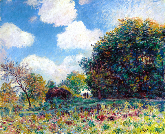 Chemin à L’entrée D’un Bois by Alfred Sisley, oil painting reproduction on canvas Chemin à L'entrée D'un Bois by Alfred Sisley