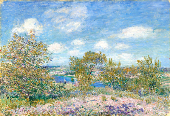 Après Midi de Mai à By Près de Moret Sur Loing 1882 by Alfred Sisley