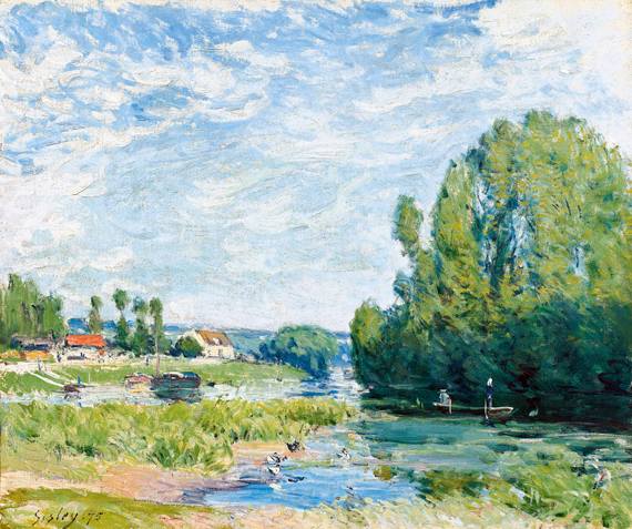 La Mare aux Canards by Alfred Sisley