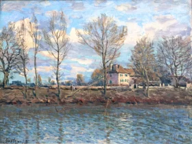 The Island of Grande Jatte 1873 by Alfred Sisley