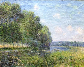 River View 1889 by Alfred Sisley River View 1889 by Alfred Sisley
