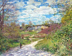 Soleil d’hiver à Veneux-Nadon 1879 by Alfred Sisley Soleil d’hiver à Veneux-Nadon 1879 by Alfred Sisley