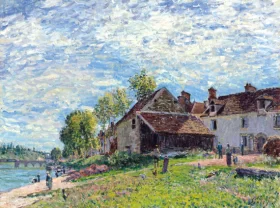 Saint Mammès, avant L'été by Alfred Sisley Saint Mammès, avant L'été by Alfred Sisley