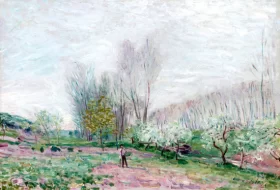 Paysage d'été à Veneux, 1890 by Alfred Sisley