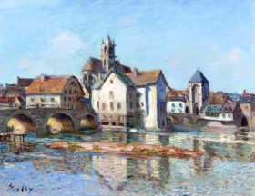 The Bridge of Moret 1892 by Alfred Sisley