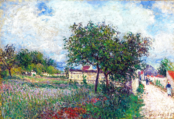 Les Sablons by Alfred Sisley