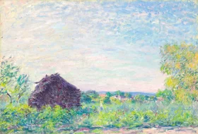 Paysage au tas de Bois by Alfred Sisley Paysage au tas de Bois by Alfred Sisley