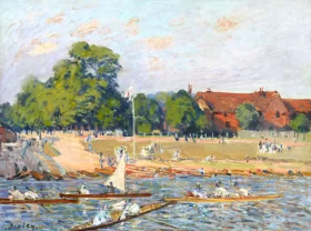 Regatta at Hampton Court 1874 by Alfred Sisley Regatta at Hampton Court 1874 by Alfred Sisley
