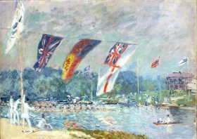 Regatta at Molesey, 1874 by Alfred Sisley Regatta at Molesey, 1874 by Alfred Sisley