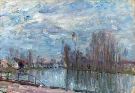 The Loing and the Bridge of Moret, 1891 by Alfred Sisley The Loing and the Bridge of Moret, 1891 by Alfred Sisley