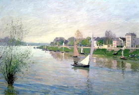 The Seine at Argenteuil 1872 by Alfred Sisley The Seine at Argenteuil 1872 by Alfred Sisley